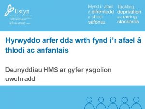 Hyrwyddo arfer dda wrth fynd ir afael thlodi