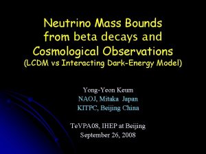 Neutrino Mass Bounds from beta decays and Cosmological