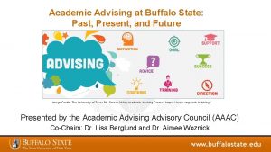 Academic Advising at Buffalo State Past Present and