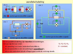 parallelschakeling v b 1 v b 2 V