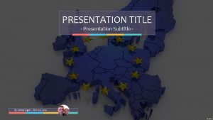 PRESENTATION TITLE Presentation Subtitle By James Sager Nov