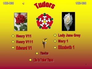 1 Henry Tudor became King Henry VII of