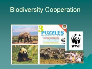 Biodiversity Cooperation CITES CITES 1973 Convention on International