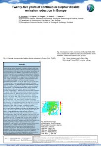 Twentyfive years of continuous sulphur dioxide emission reduction