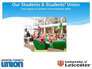 Our Students Students Union James Appleyard Students Union