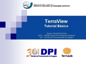 Terra View Tutorial Bsico Equipe Terra LibTerra View