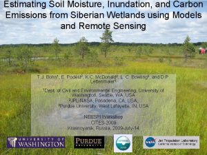 Estimating Soil Moisture Inundation and Carbon Emissions from
