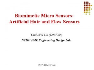 Biomimetic Micro Sensors Artificial Hair and Flow Sensors