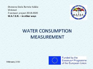 Osnovna kola Bartola Kaia Vinkovci Erasmus project 2018