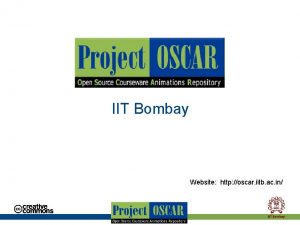 IIT Bombay Website http oscar iitb ac in