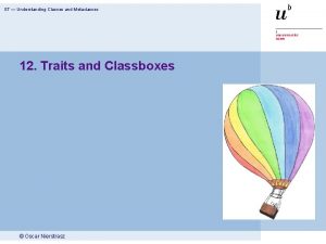 ST Understanding Classes and Metaclasses 12 Traits and