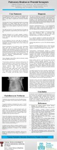 Pulmonary Shadow on Prenatal Sonogram 1 Haitham AlWahab