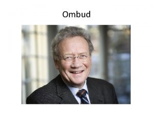 Ombud Pdriverfunksjon Uavhengig Foto CF Wesenberg Brukerorientert Ser