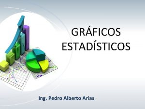 GRFICOS ESTADSTICOS Ing Pedro Alberto Arias Introduccin Un