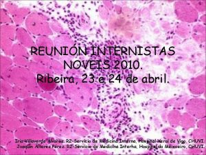 REUNIN INTERNISTAS NOVEIS 2010 Ribeira 23 e 24