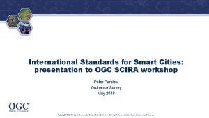 International Standards for Smart Cities presentation to OGC