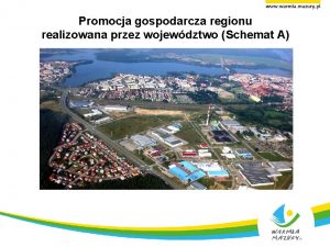 Promocja gospodarcza regionu realizowana przez wojewdztwo Schemat A