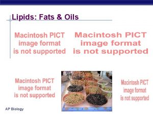 Lipids Fats Oils AP Biology Lipids long term