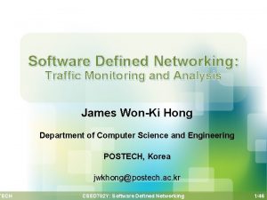 TECH Software Defined Networking Traffic Monitoring and Analysis