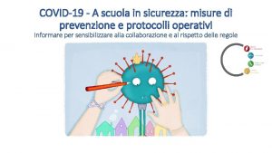 COVID19 A scuola in sicurezza misure di prevenzione