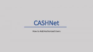 Hanover cashnet