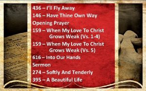 436 Ill Fly Away 146 Have Thine Own