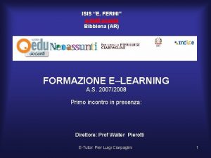 ISIS E FERMI email scuola Bibbiena AR FORMAZIONE