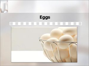 Eggs Composition of eggs n The egg has