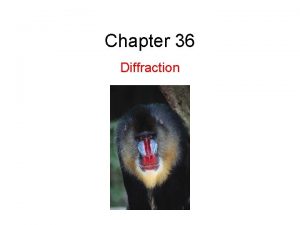 Chapter 36 Diffraction 36 1 Diffraction 36 2