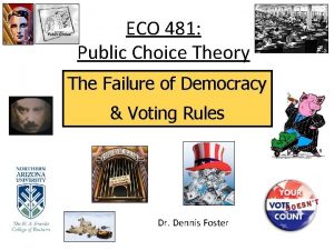 ECO 481 Public Choice Theory The Failure of