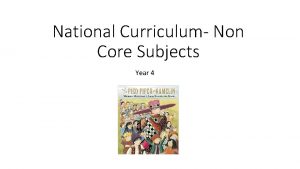 National Curriculum Non Core Subjects Year 4 Knowledge
