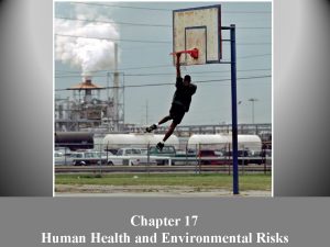 Chapter 17 Human Health and Environmental Risks LD