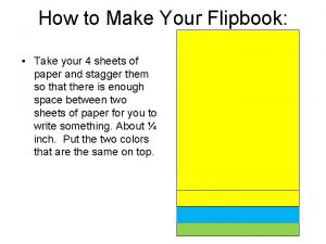 How to Make Your Flipbook Take your 4