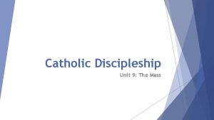 Catholic Discipleship Unit 9 The Mass Opening Prayer