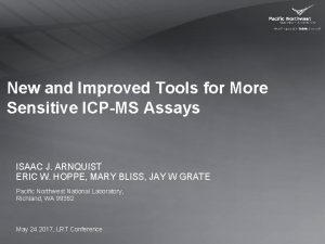 New and Improved Tools for More Sensitive ICPMS