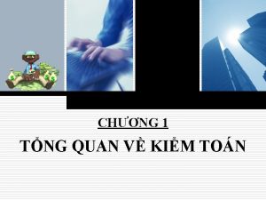 Logo CHNG 1 TNG QUAN V KIM TON