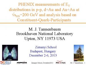 PHENIX measurements of ET distributions in pp dAu