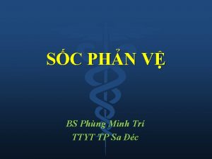 SC PHN V BS Phng Minh Tr TTYT