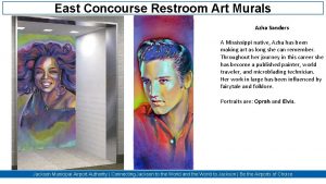 East Concourse Restroom Art Murals Azha Sanders A