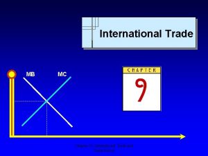 International Trade MB MC Chapter 16 International Trade