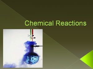 Chemical Reactions Classifying Reactions The five general types