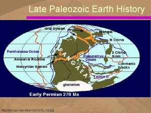 Late Paleozoic Earth History http jan ucc nau