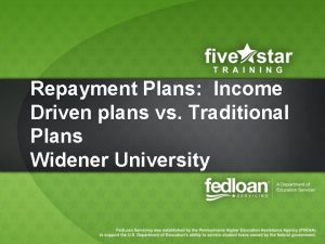 Repayment Plans Income Driven plans vs Traditional Plans