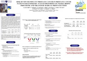 RISK OF NON SIGNIFICANT PROSTATE CANCER IN PROSTATE