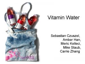 Vitamin Water Sebastian Czuszel Amber Han Meric Kelleci