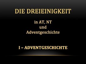 Unser Glaube Bestndigkeit und Wandel Begriffe v Trinitt