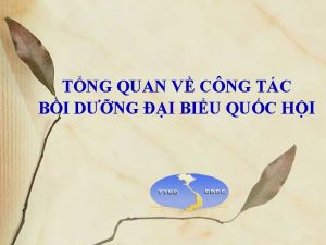 TNG QUAN V CNG TC BI DNG I