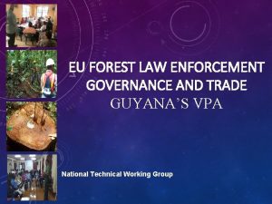 EU FOREST LAW ENFORCEMENT GOVERNANCE AND TRADE GUYANAS