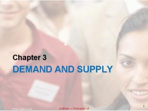 Chapter 3 DEMAND SUPPLY 2013 Cengage Learning Gottheil
