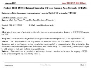 January 2019 doc IEEE 15 19 0042 00